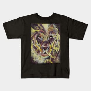 Lighted Lion Kids T-Shirt